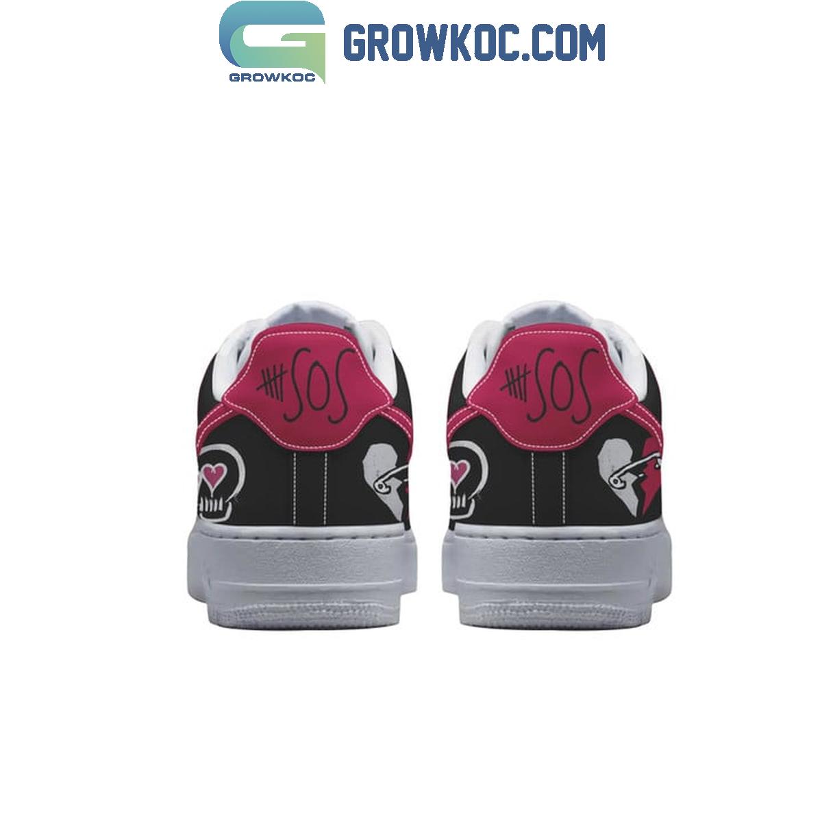 Ideafootwear 5 Seconds of Summer Air Low-Top Sneakers Shoes For Men And Women 1