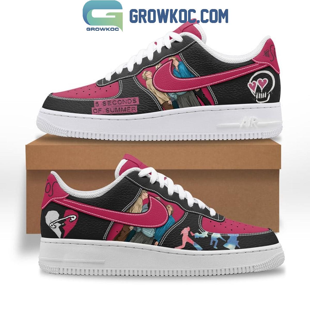 Ideafootwear 5 Seconds of Summer Air Low-Top Sneakers Shoes For Men And Women 1