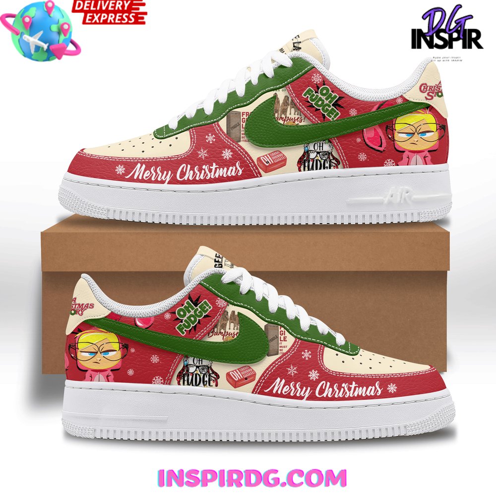 Ideafootwear A Christmas Story Air Low-Top Sneakers Shoes For Men And Women 2
