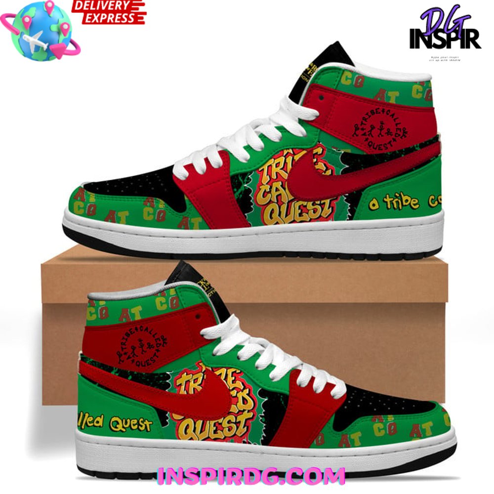 Ideafootwear A Tribe Called Quest AJ1 High Sneakers Shoes For Men And Women 5
