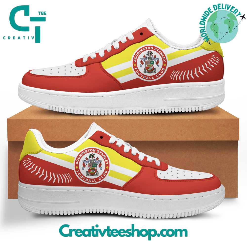 Ideafootwear Accrington Stanley Air Low-Top Sneakers Shoes For Men And Women 1