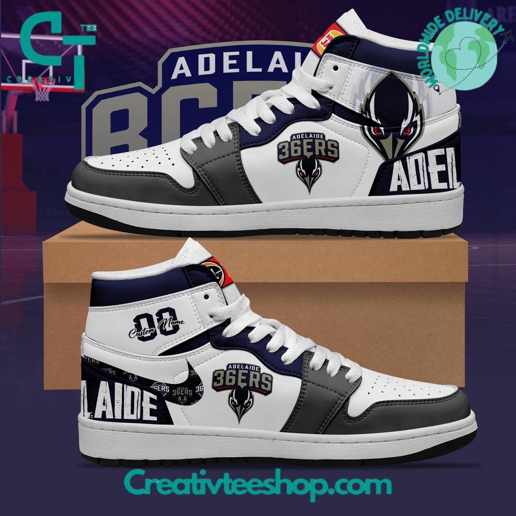 Ideafootwear Adelaide 36ers AJ1 High Sneakers Shoes For Men And Women 1