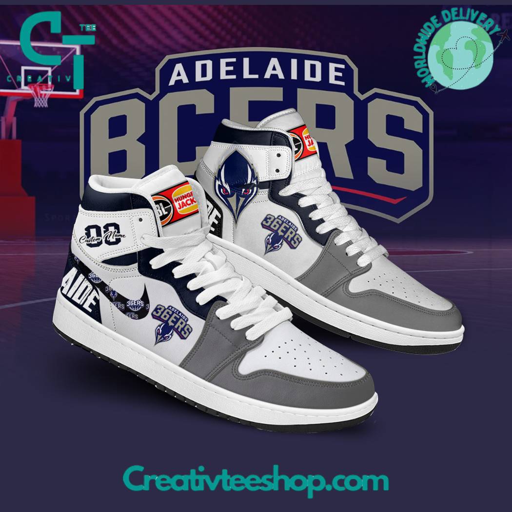 Ideafootwear Adelaide 36ers AJ1 High Sneakers Shoes For Men And Women 1