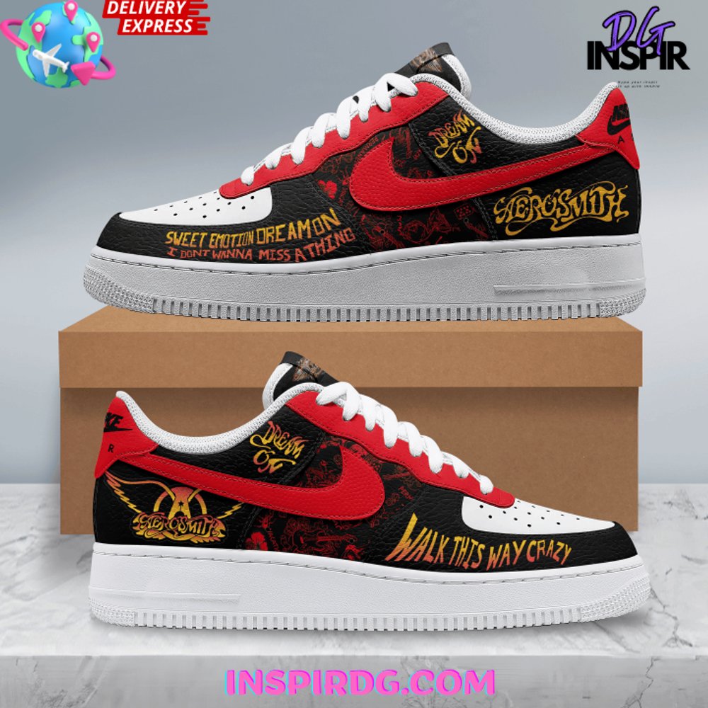Ideafootwear Aerosmith Air Low-Top Sneakers Shoes For Men And Women 2