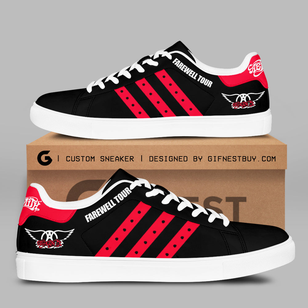 Ideafootwear Aerosmith Skate Stan Shoes Sneakes For Men And Women 1