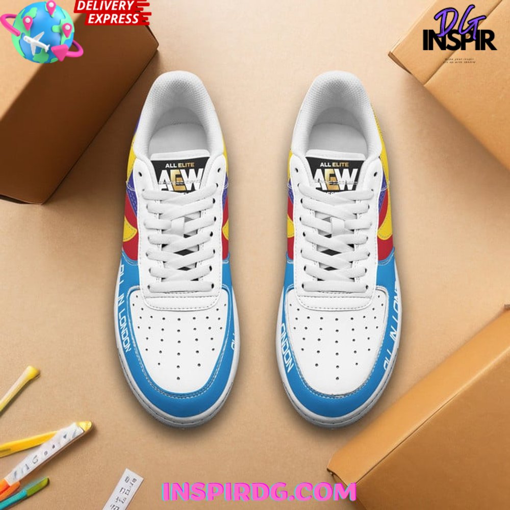 Ideafootwear AEW Dynamite All In London Air Low-Top Sneakers Shoes For Men And Women 1