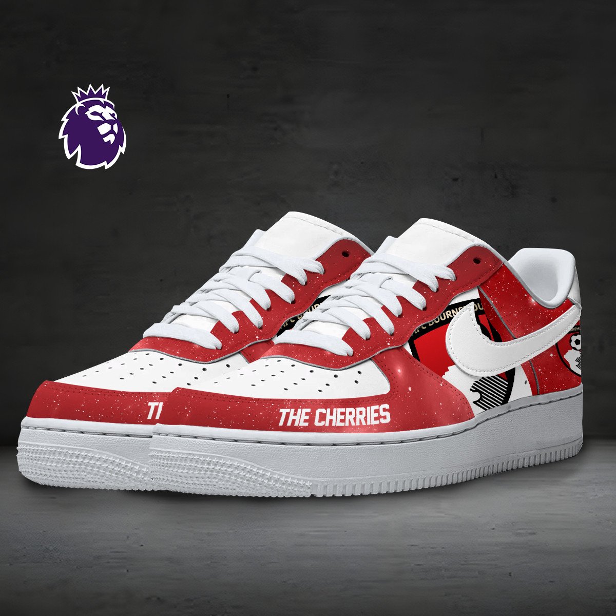 Ideafootwear A.F.C. Bournemouth Air Low-Top Sneakers Shoes For Men And Women 1