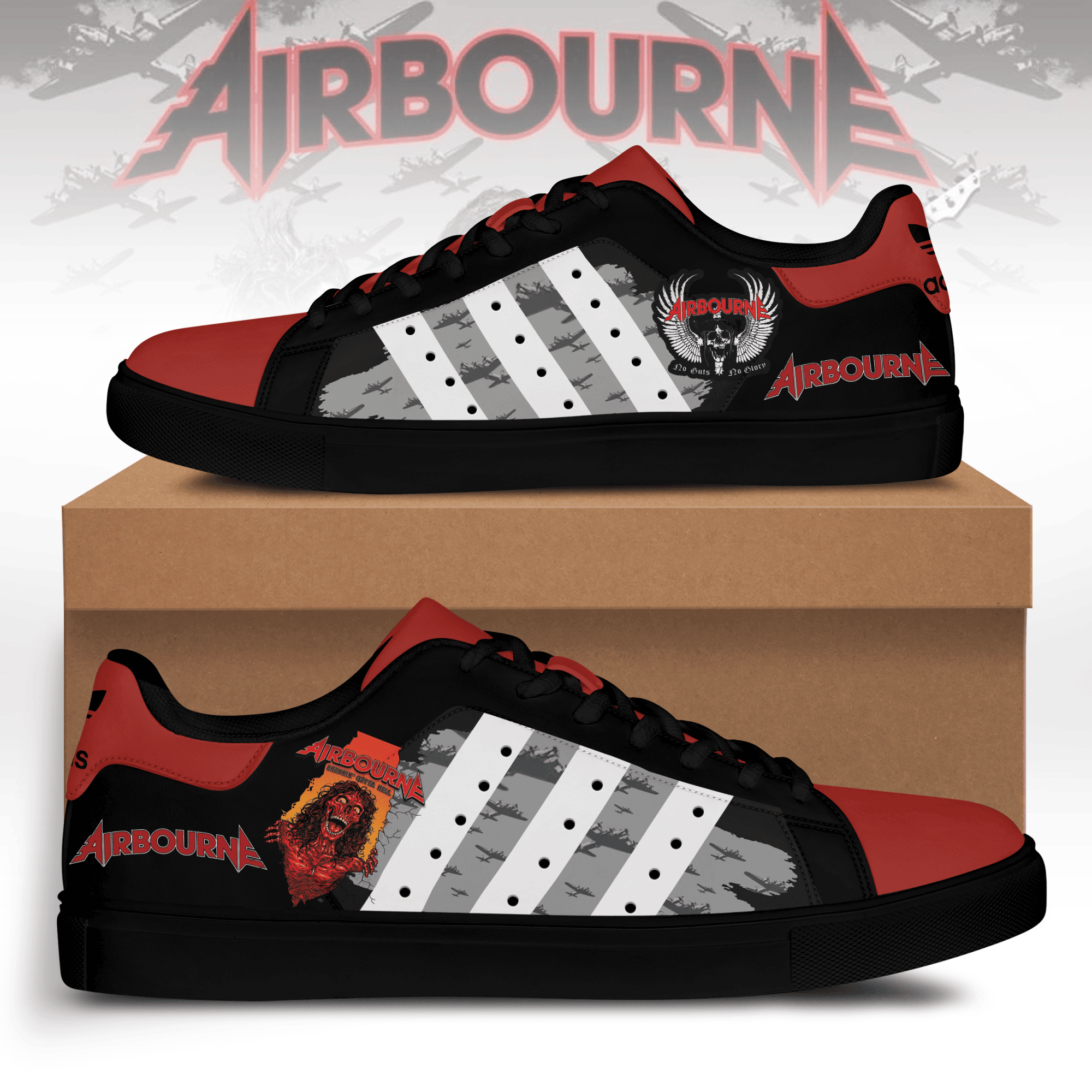 Ideafootwear Airbourne Skate Stan Shoes Sneakes For Men And Women 1