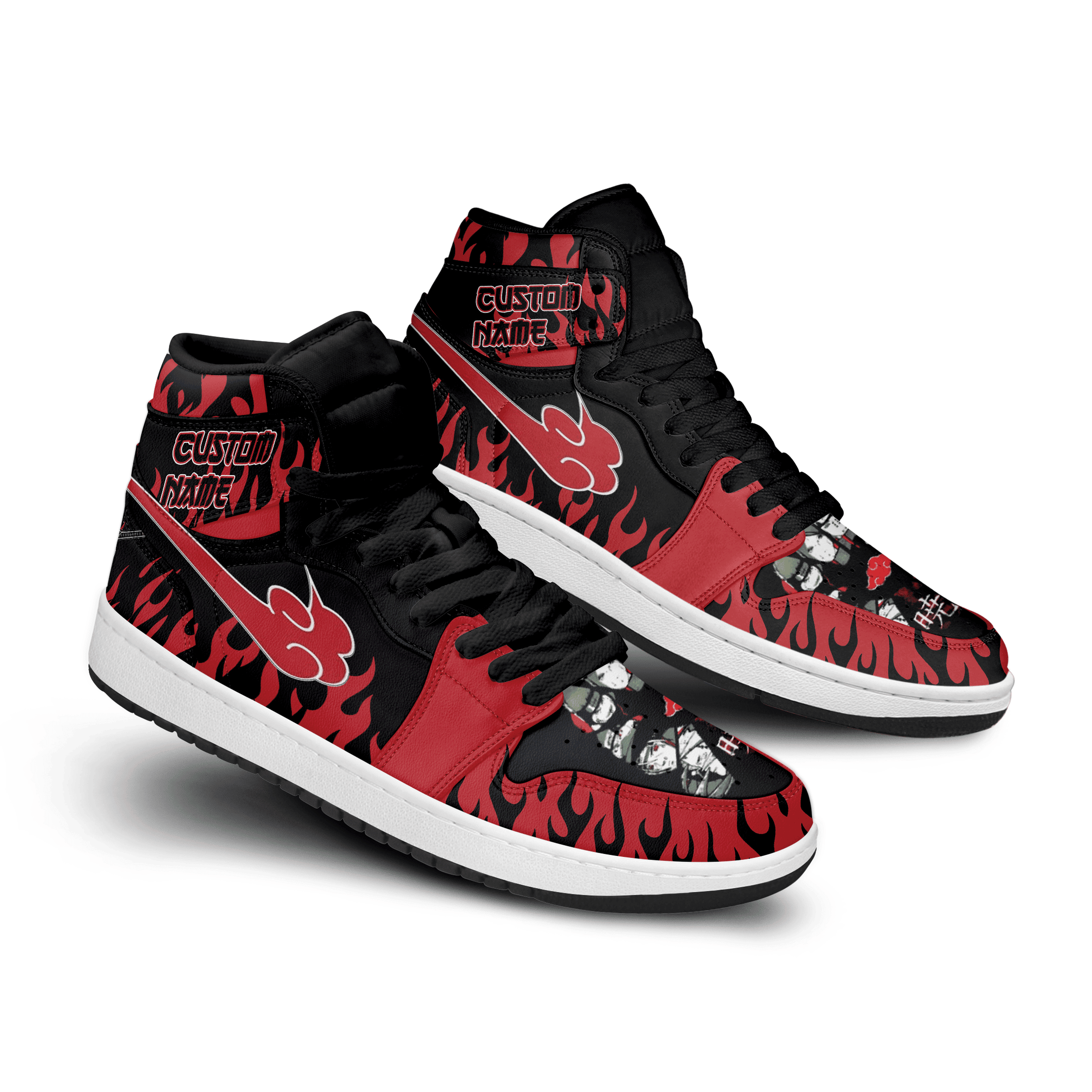 Ideafootwear Akatsuki AJ1 High Sneakers Shoes For Men And Women 2