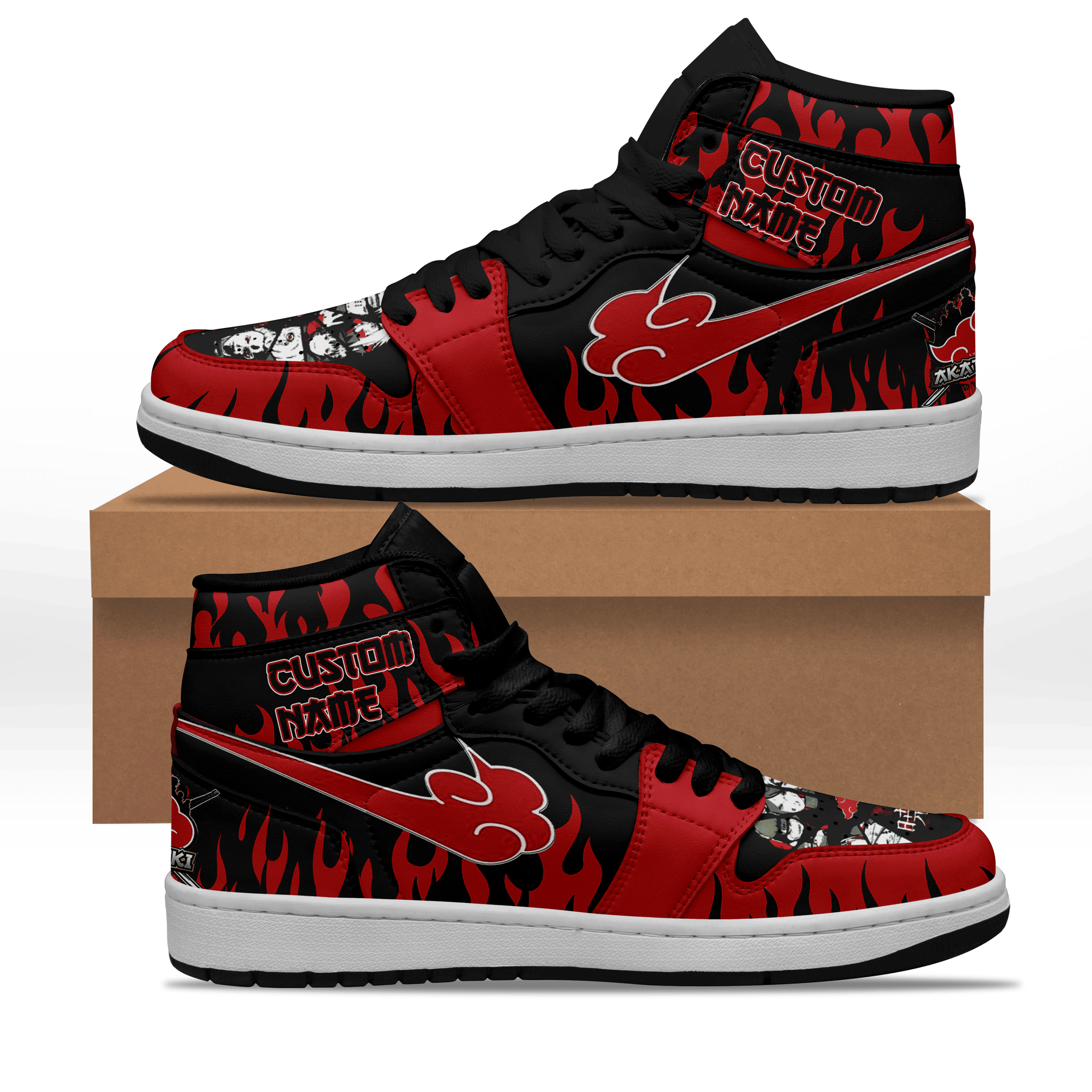 Ideafootwear Akatsuki AJ1 High Sneakers Shoes For Men And Women 2
