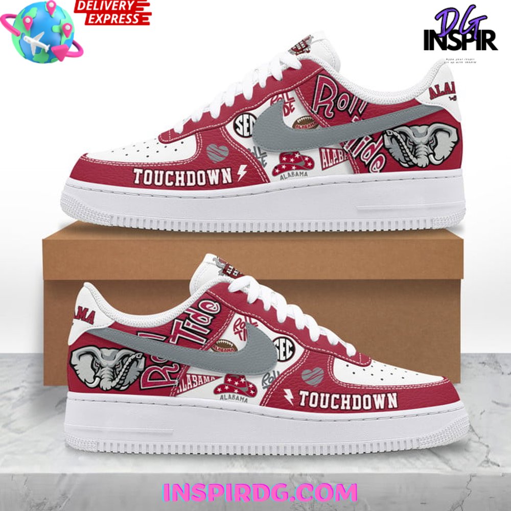 Ideafootwear Alabama Crimson Tide Air Low-Top Sneakers Shoes For Men And Women 7
