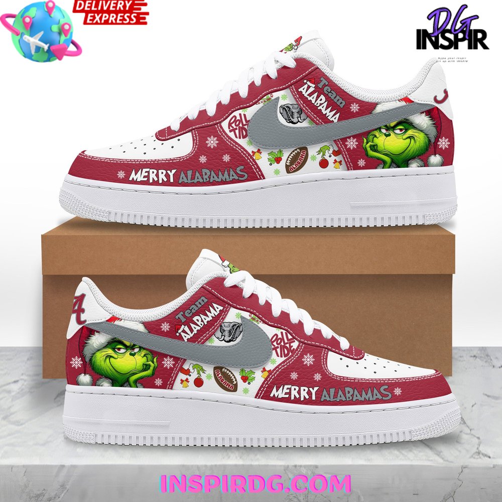 Ideafootwear Alabama Crimson Tide Air Low-Top Sneakers Shoes For Men And Women 5