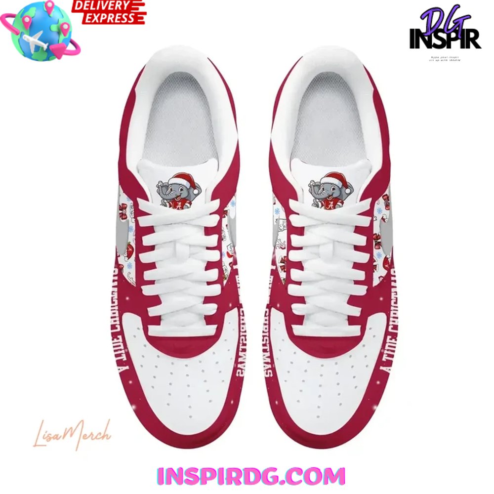 Ideafootwear Alabama Crimson Tide Air Low-Top Sneakers Shoes For Men And Women 4