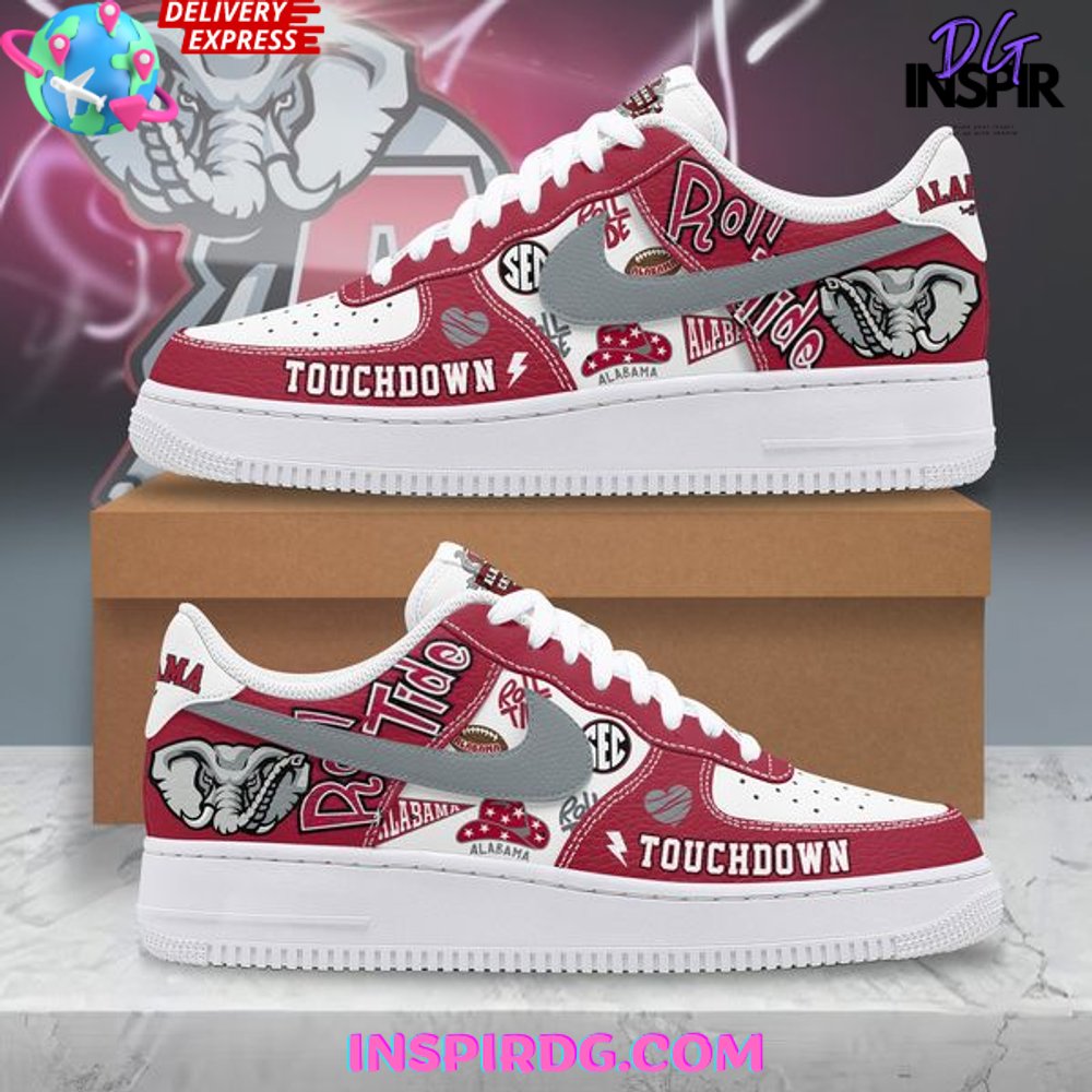 Ideafootwear Alabama Crimson Tide Air Low-Top Sneakers Shoes For Men And Women 7