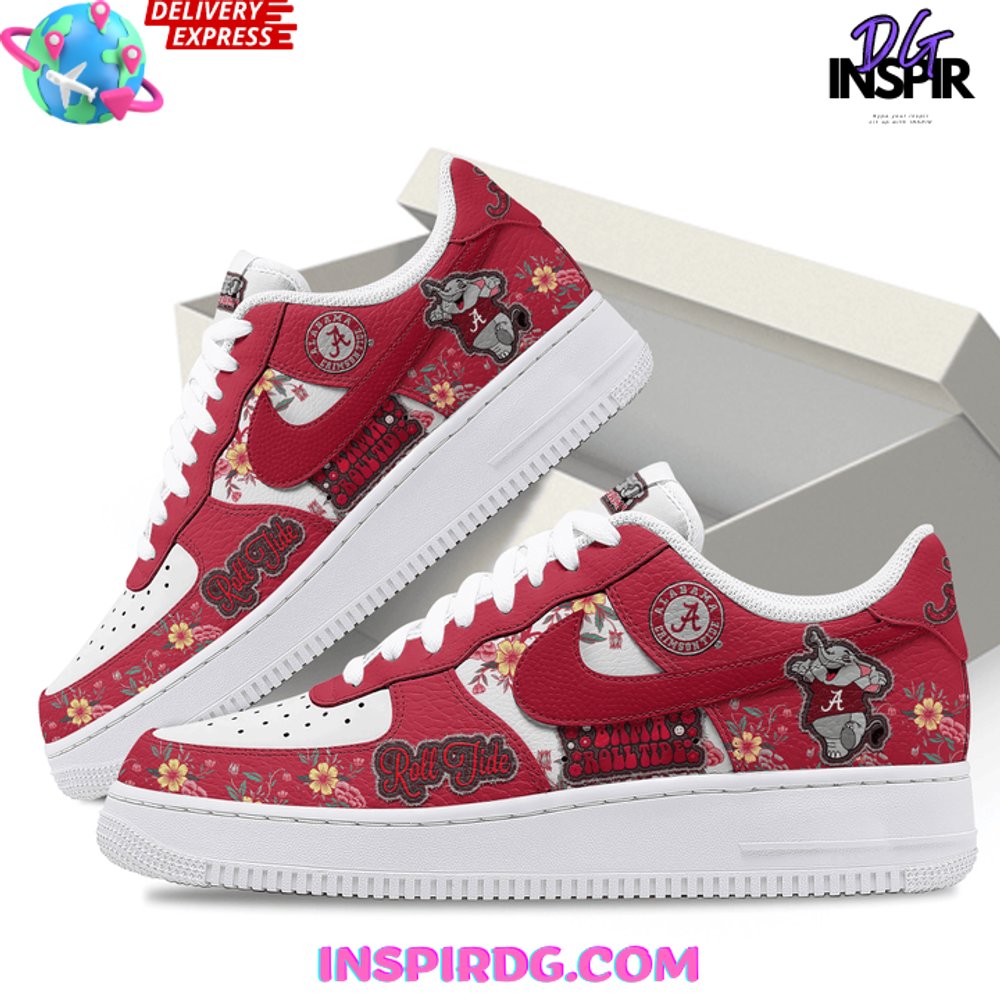 Ideafootwear Alabama Crimson Tide Air Low-Top Sneakers Shoes For Men And Women 8