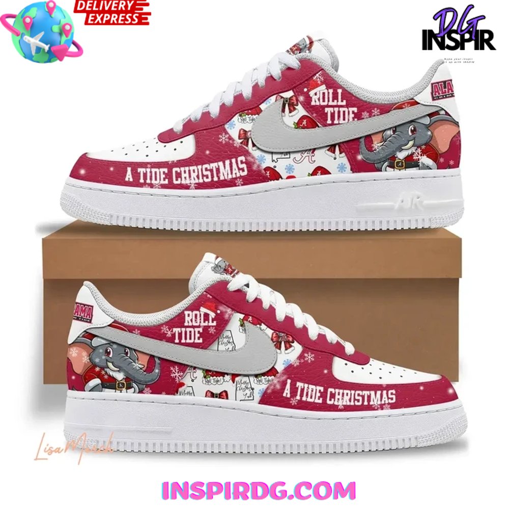 Ideafootwear Alabama Crimson Tide Air Low-Top Sneakers Shoes For Men And Women 4