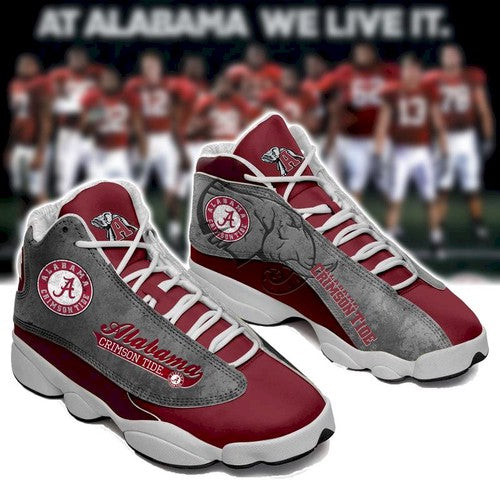 Ideafootwear Alabama Crimson Tide AJ13 Sneakers Shoes For Men And Women 19