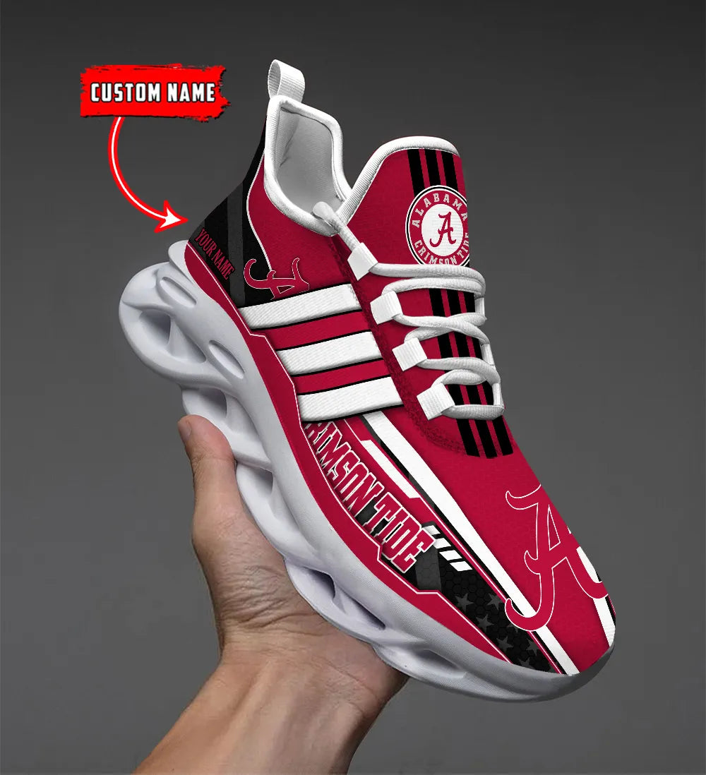 Ideafootwear Alabama Crimson Tide Max Soul Shoes Sneakers For Men And Women 3