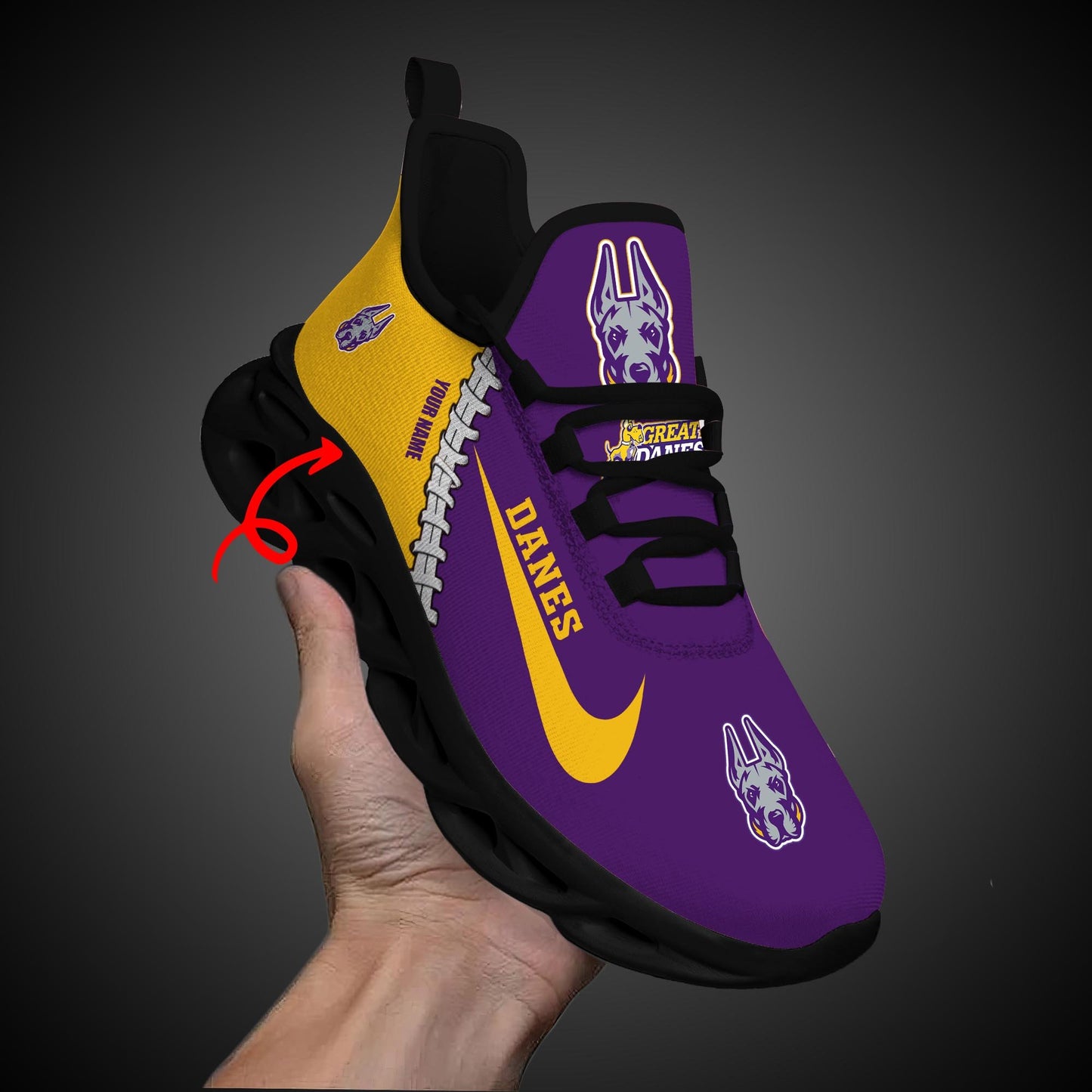 Ideafootwear Albany Great Danes Max Soul Shoes Sneakers For Men And Women 1