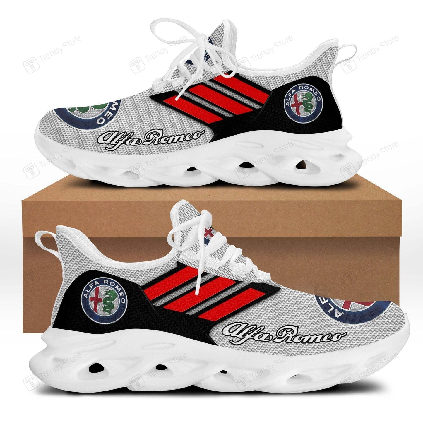 Ideafootwear Alfa Romeo Max Soul Shoes Sneakers For Men And Women 3