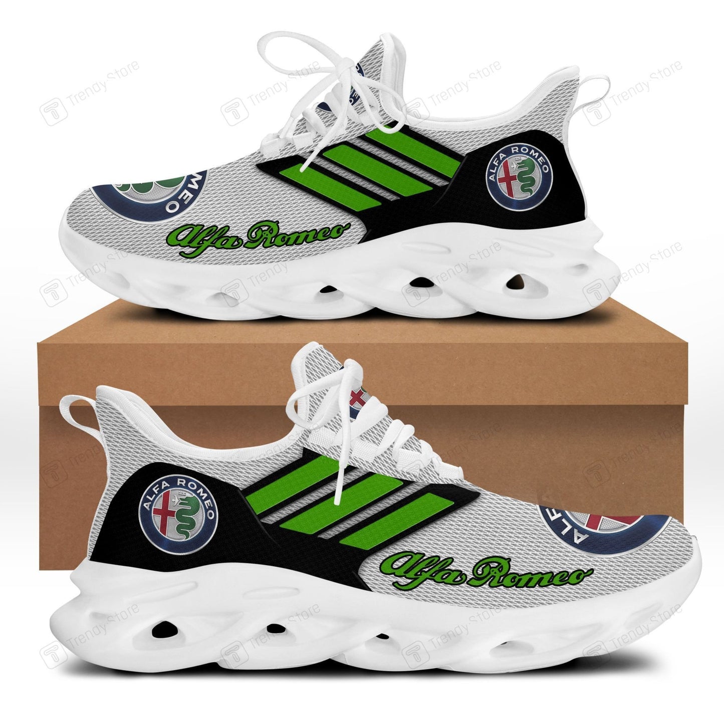 Ideafootwear Alfa Romeo Max Soul Shoes Sneakers For Men And Women 4