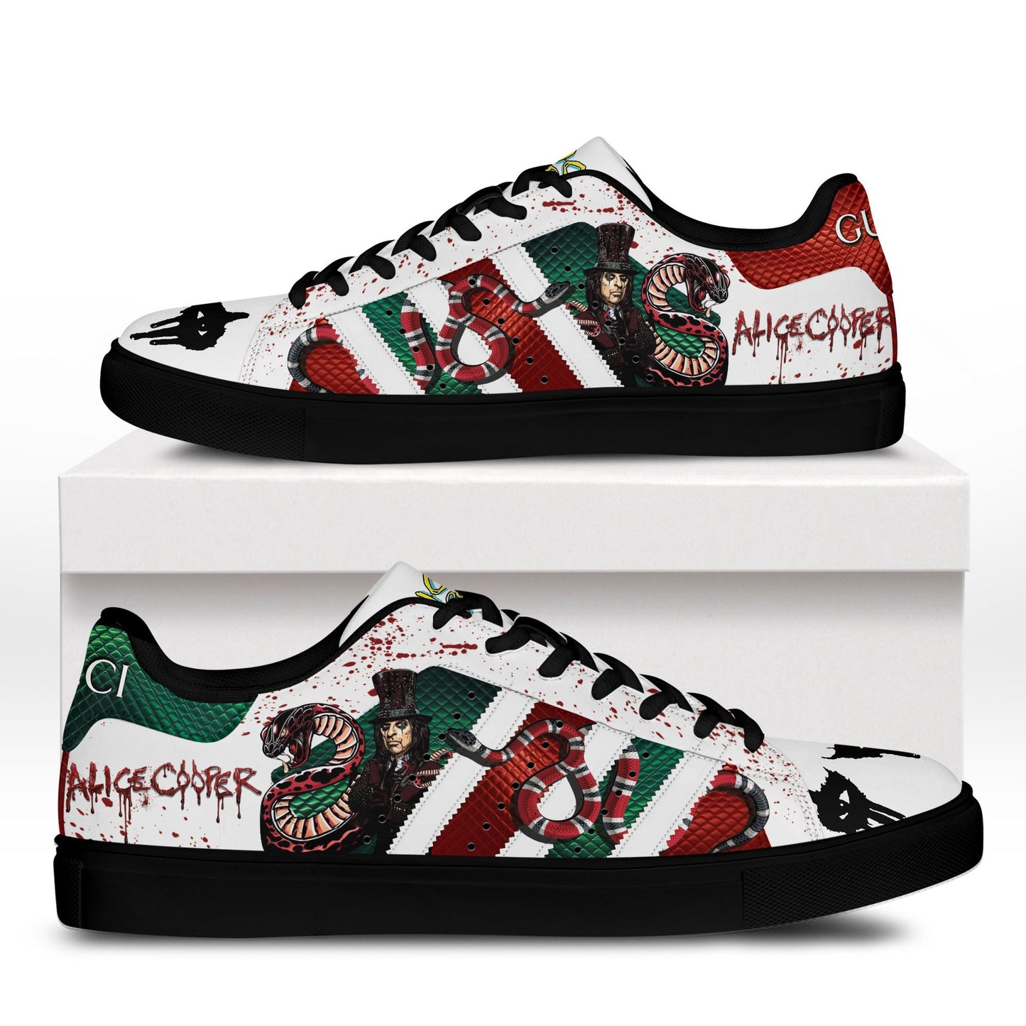 Ideafootwear Alice Cooper Skate Stan Shoes Sneakes For Men And Women 2