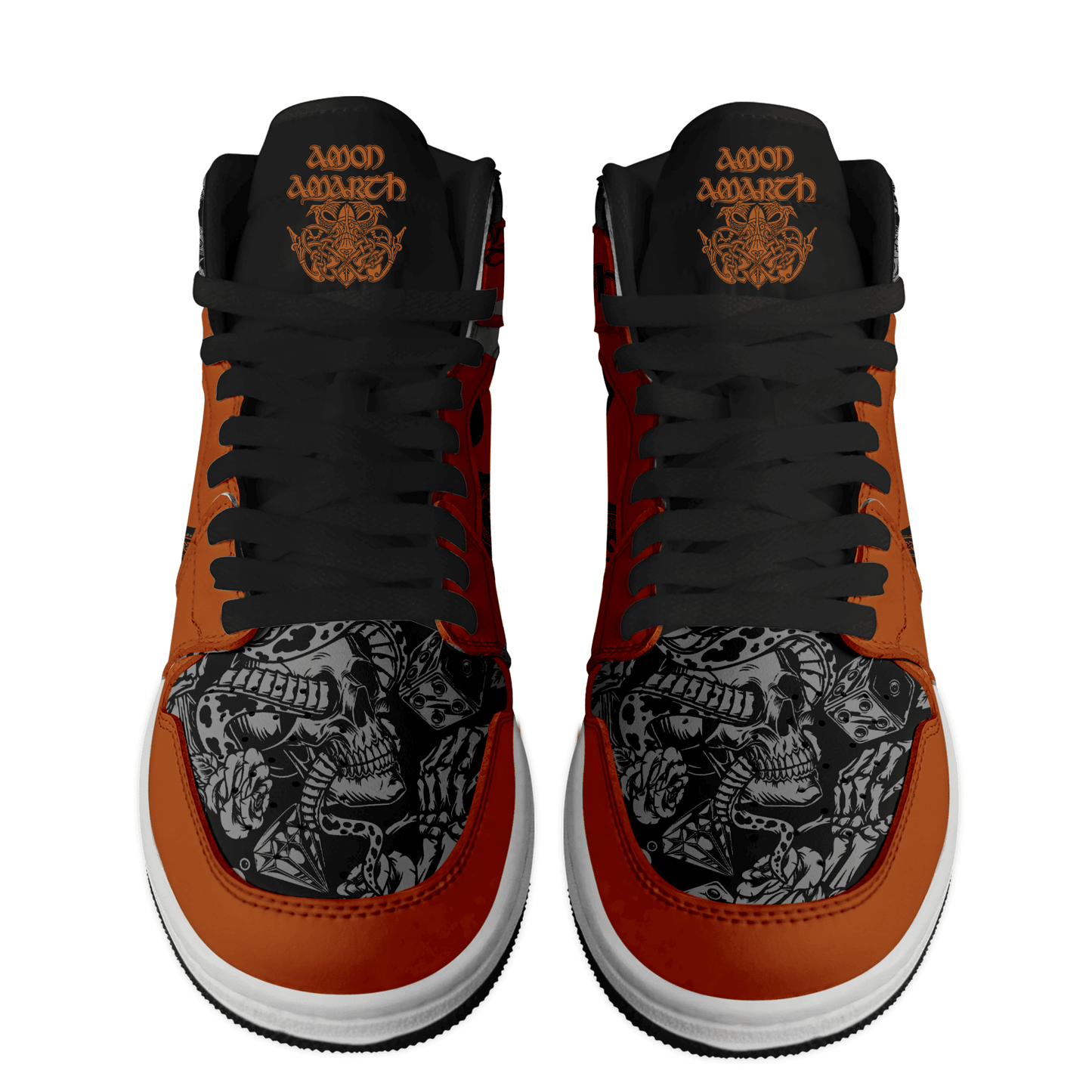 Ideafootwear Amon Amarth AJ1 High Sneakers Shoes For Men And Women 3