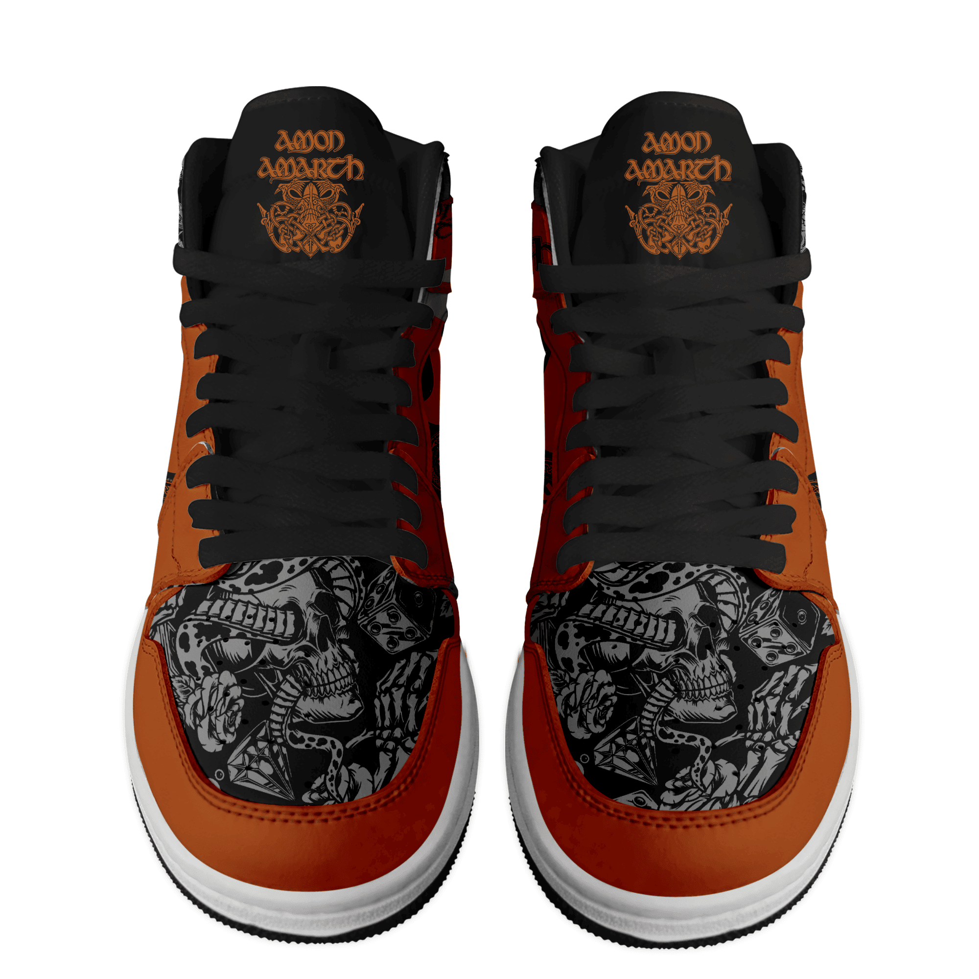 Ideafootwear Amon Amarth AJ1 High Sneakers Shoes For Men And Women 3