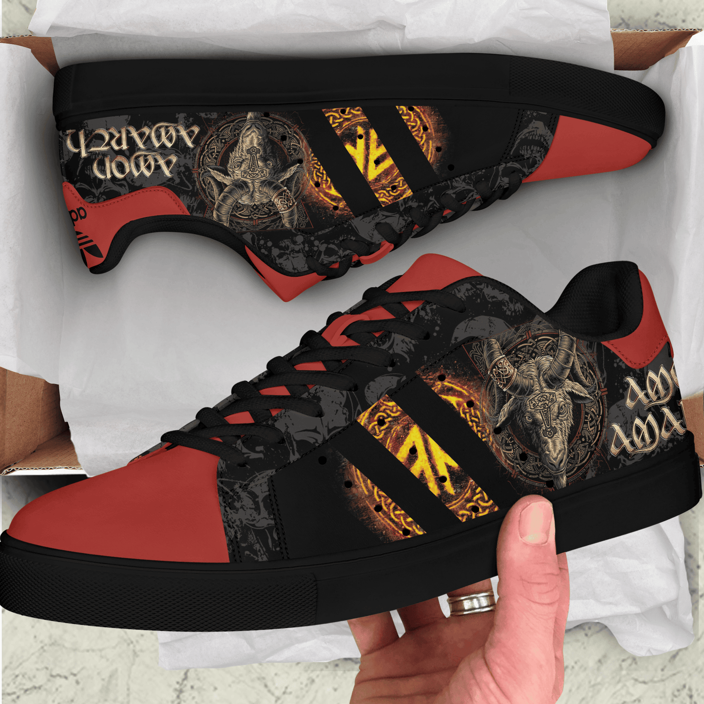 Ideafootwear Amon Amarth Skate Stan Shoes Sneakes For Men And Women 1