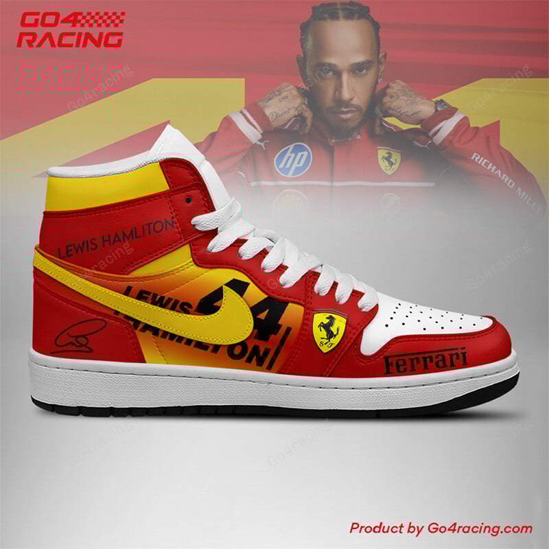 Ideafootwear Andrea Kimi Antonelli - Mecedes AJ1 High Sneakers Shoes For Men And Women 1