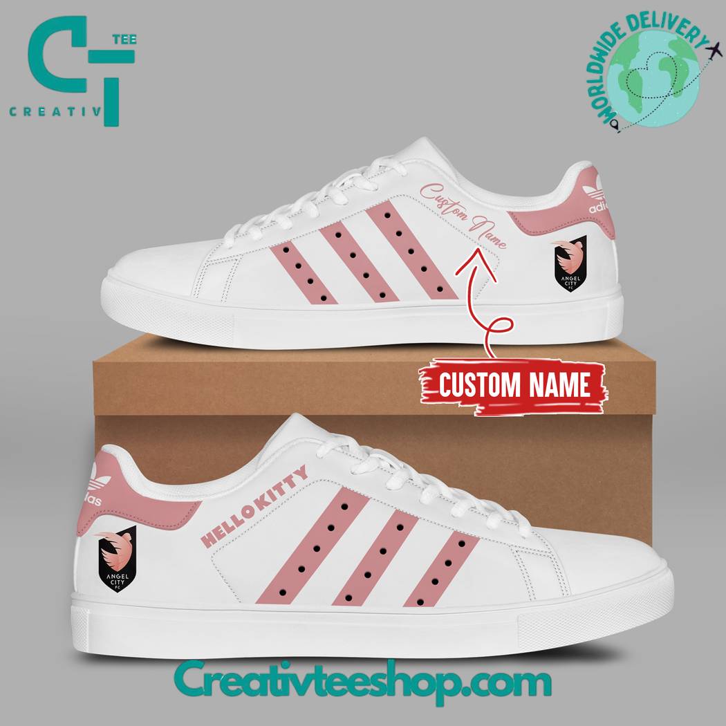 Ideafootwear Angel City FC x Hello Kitty Skate Stan Shoes Sneakes For Men And Women 1