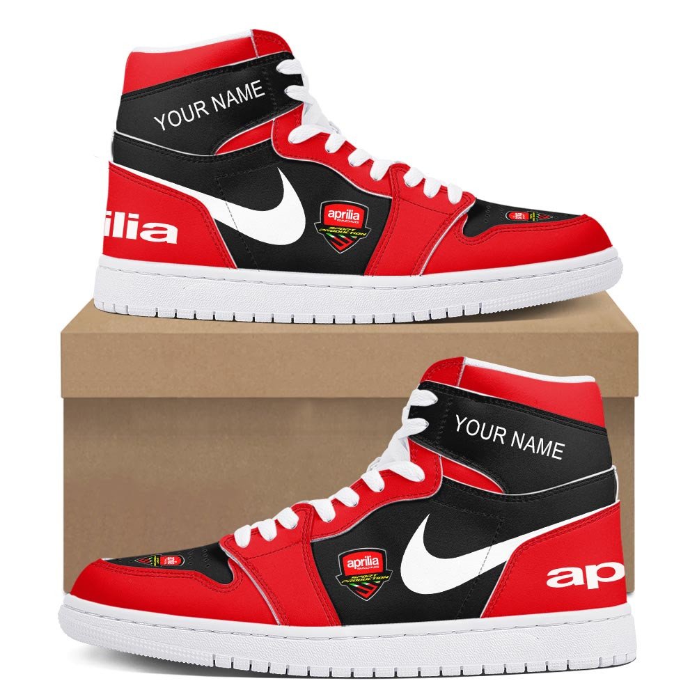 Ideafootwear Aprilia AJ1 High Sneakers Shoes For Men And Women 1
