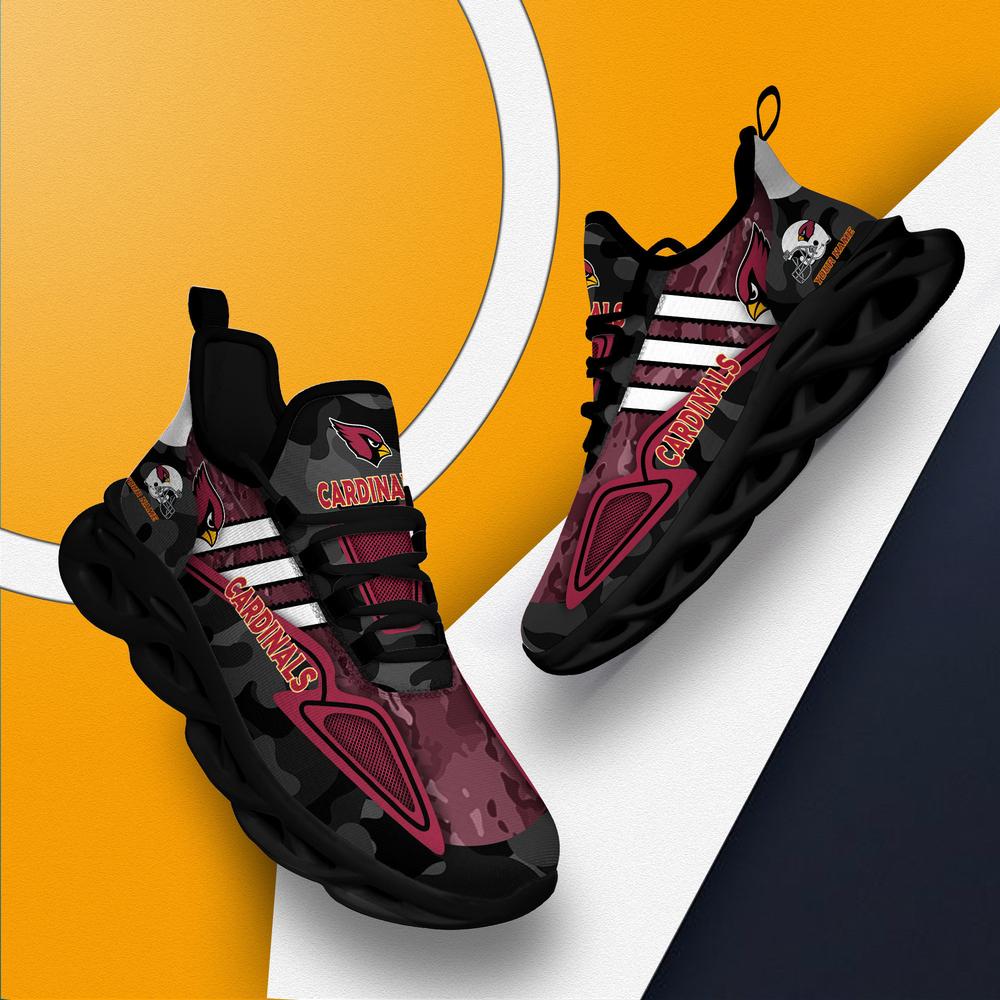 Ideafootwear Arizona Cardinals Max Soul Shoes Sneakers For Men And Women 10