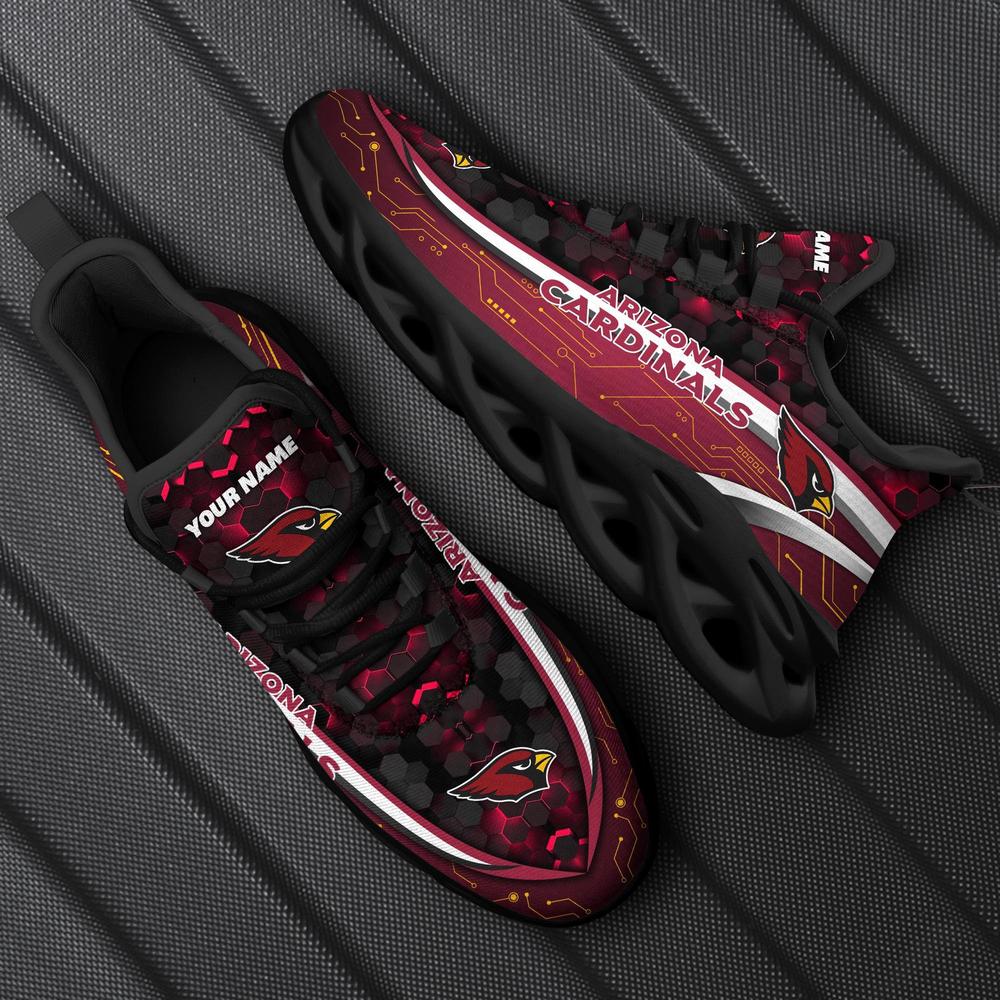 Ideafootwear Arizona Cardinals Max Soul Shoes Sneakers For Men And Women 17
