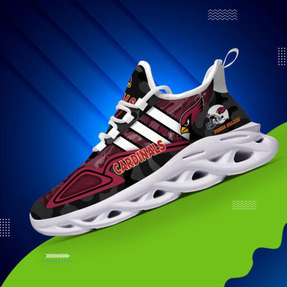 Ideafootwear Arizona Cardinals Max Soul Shoes Sneakers For Men And Women 10