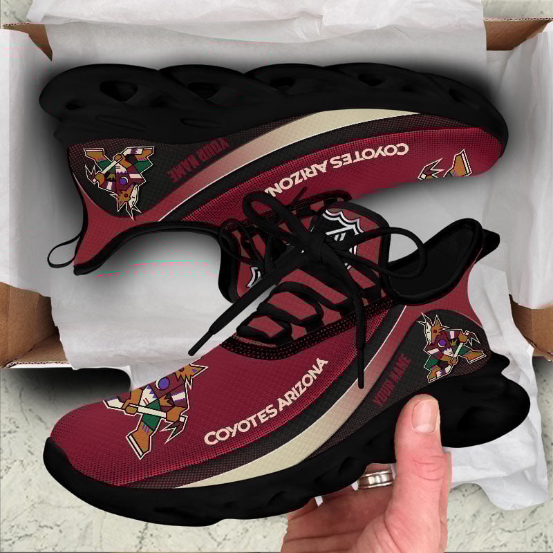 Ideafootwear Arizona Coyotes Max Soul Shoes Sneakers For Men And Women 1
