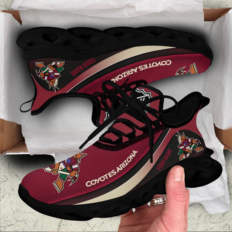 Ideafootwear Arizona Coyotes Max Soul Shoes Sneakers For Men And Women 1