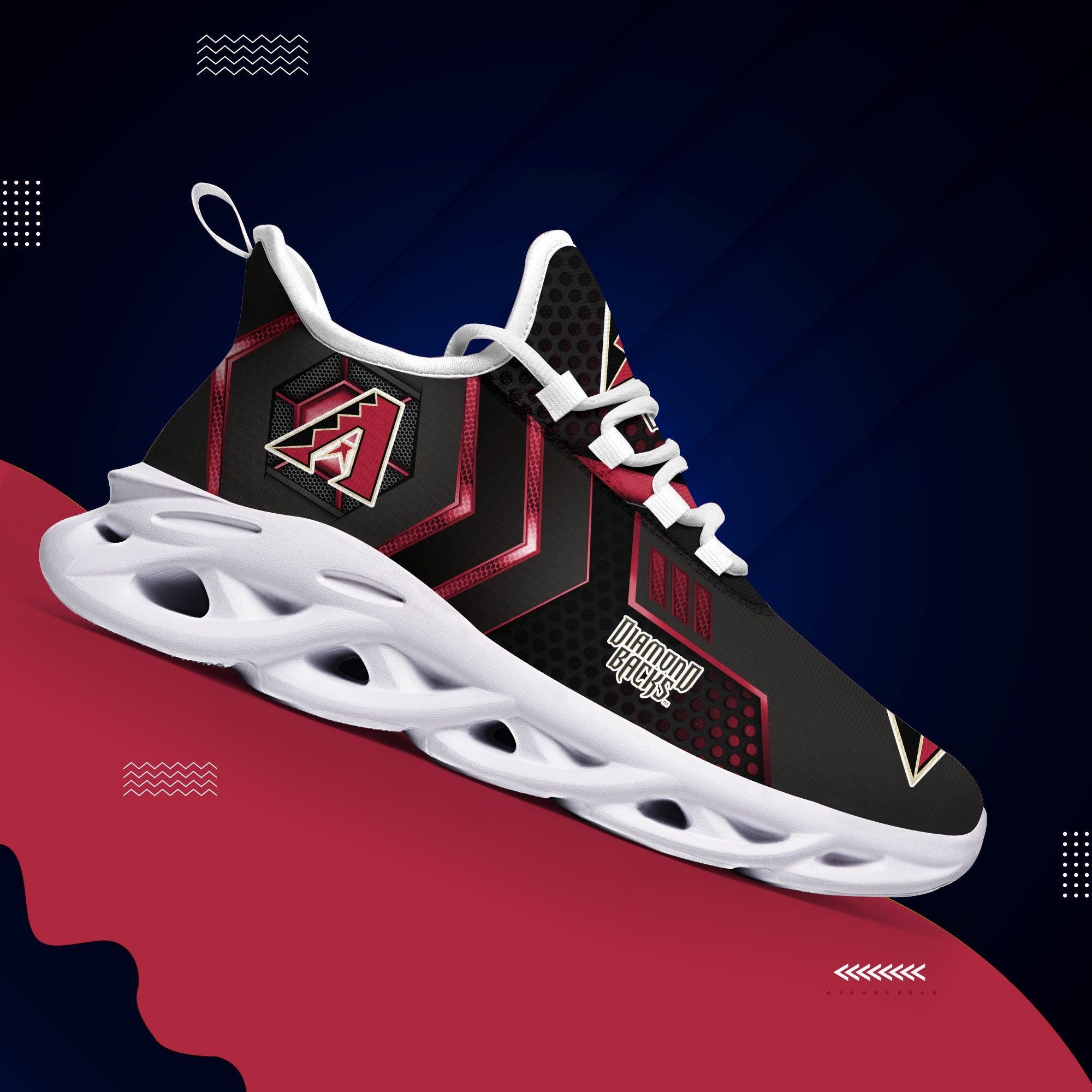 Ideafootwear Arizona Diamondbacks Max Soul Shoes Sneakers For Men And Women 1