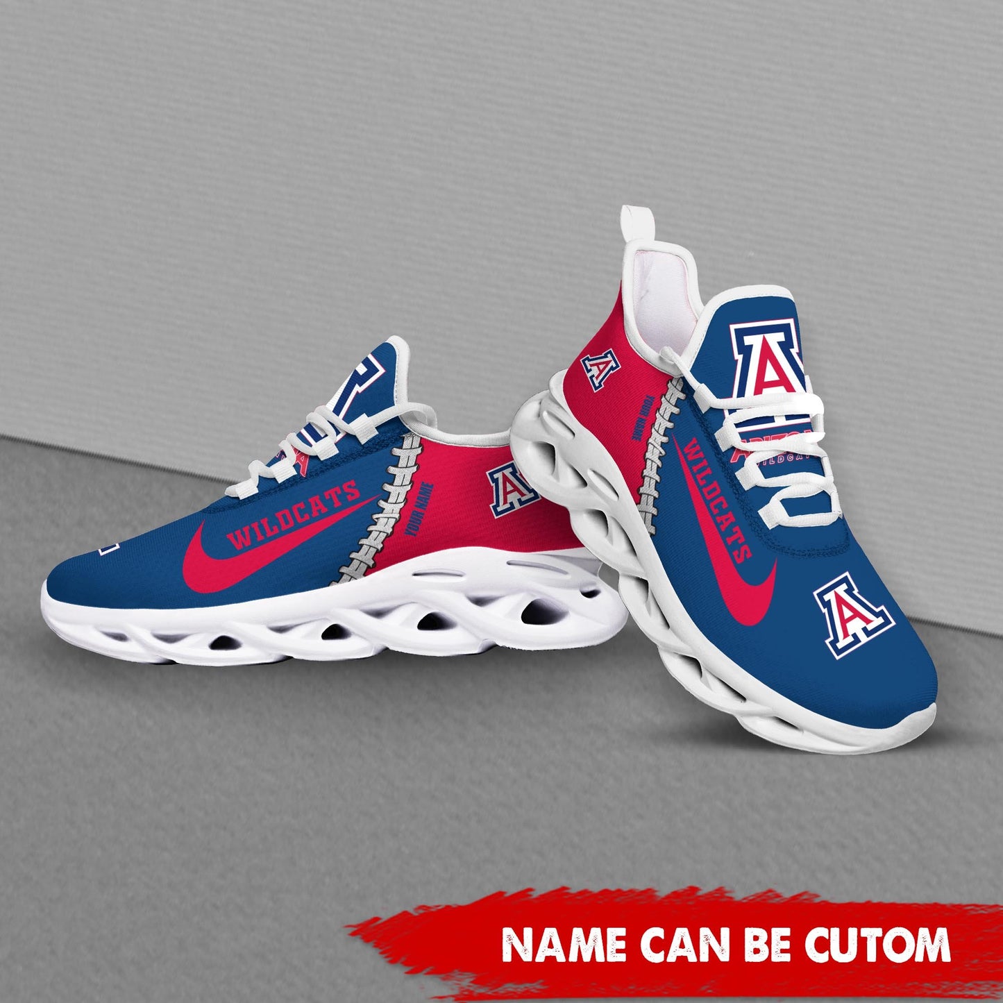 Ideafootwear Arizona Wildcats Max Soul Shoes Sneakers For Men And Women 1