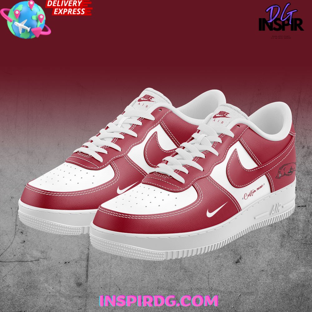 Ideafootwear Arkansas Razorbacks Air Low-Top Sneakers Shoes For Men And Women 3
