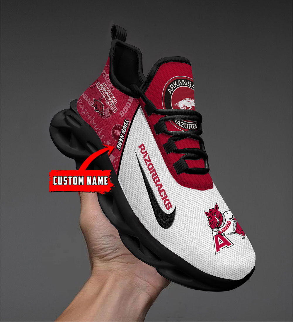 Ideafootwear Arkansas Razorbacks Max Soul Shoes Sneakers For Men And Women 1