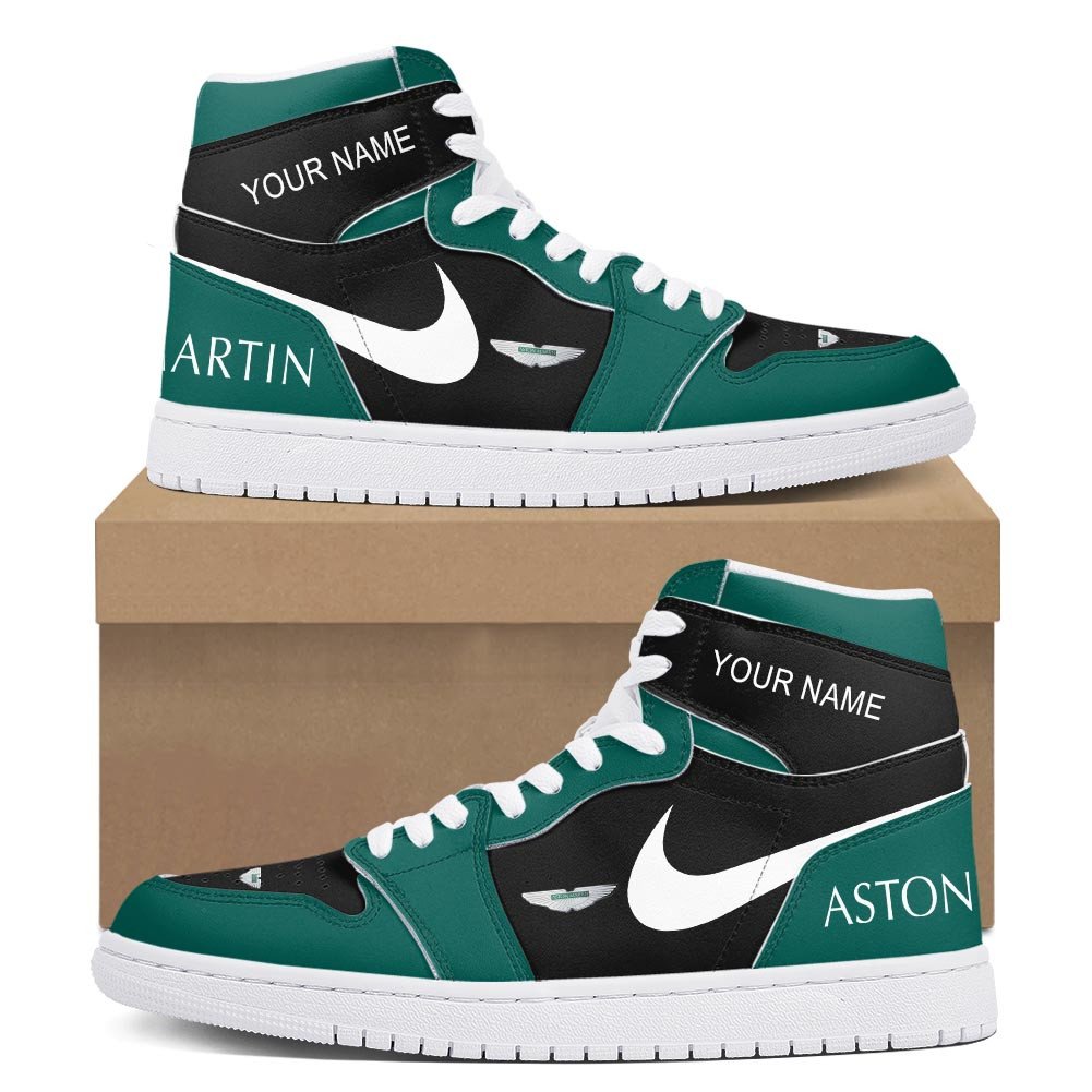 Ideafootwear Aston Martin AJ1 High Sneakers Shoes For Men And Women 1