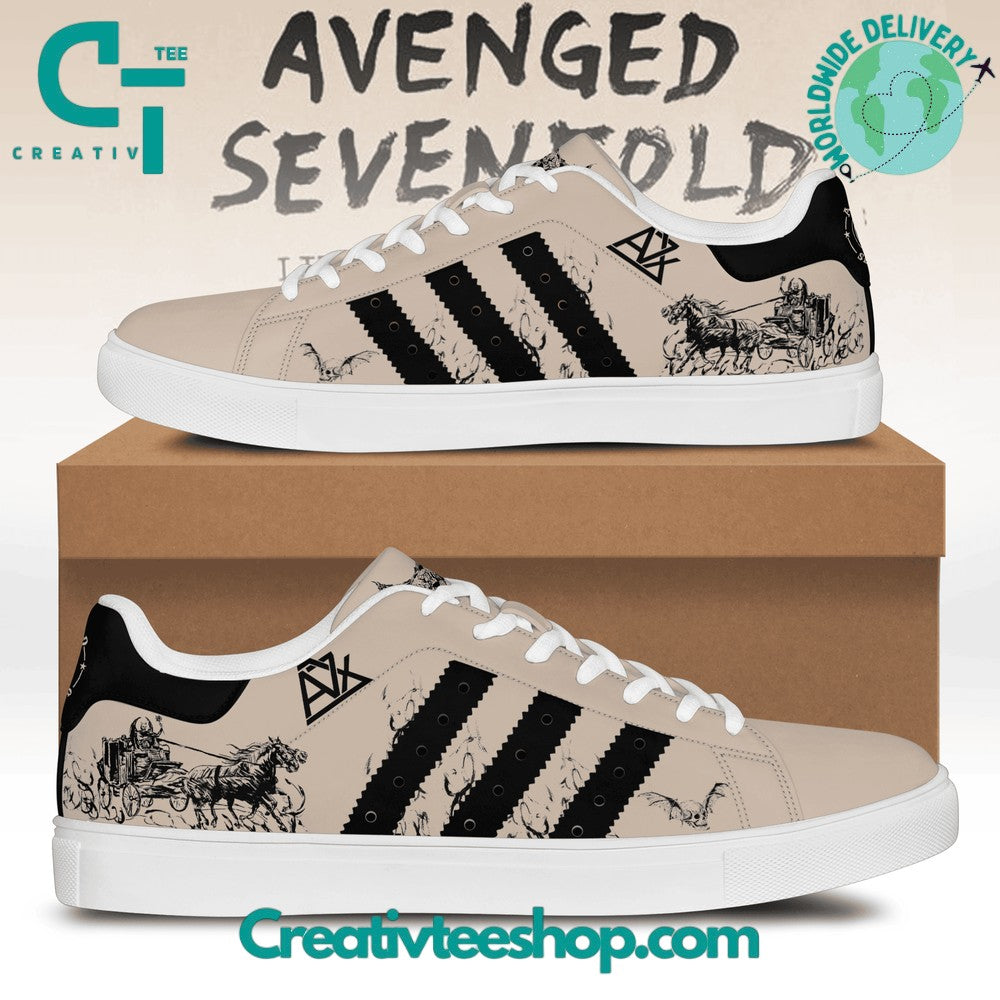Ideafootwear Avenged Sevenfold Skate Stan Shoes Sneakes For Men And Women 1