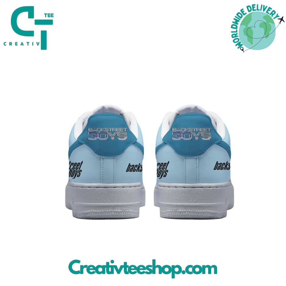 Ideafootwear Backstreet Boys Blue Air Low-Top Sneakers Shoes For Men And Women 1