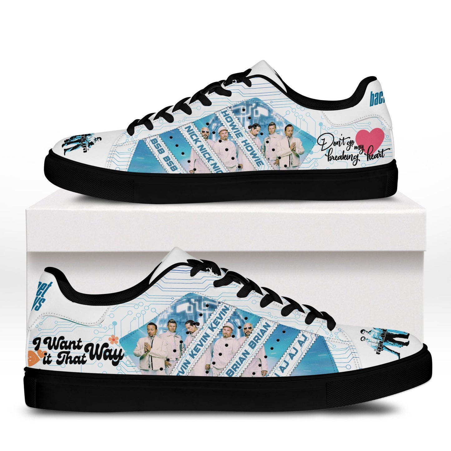 Ideafootwear Backstreet Boys Skate Stan Shoes Sneakes For Men And Women 1