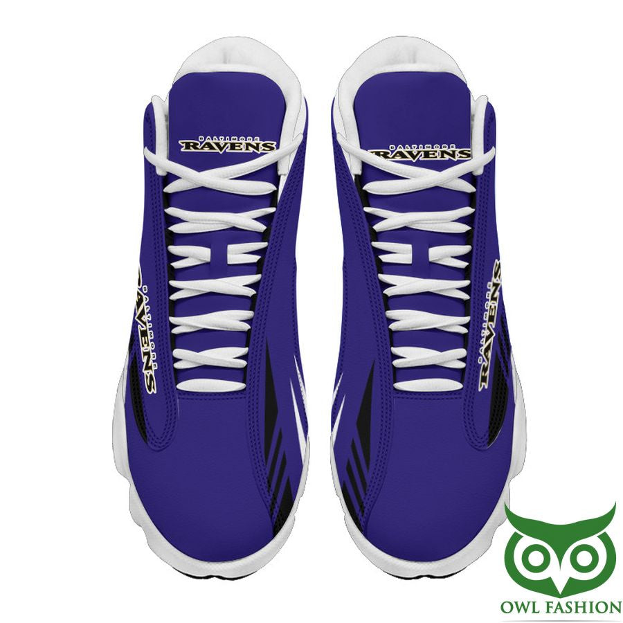 Ideafootwear Baltimore Ravens AJ13 Sneakers Shoes For Men And Women 17