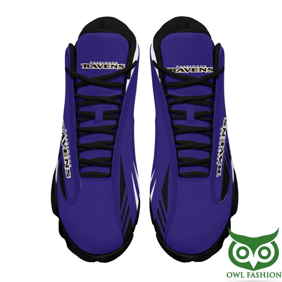 Ideafootwear Baltimore Ravens AJ13 Sneakers Shoes For Men And Women 16