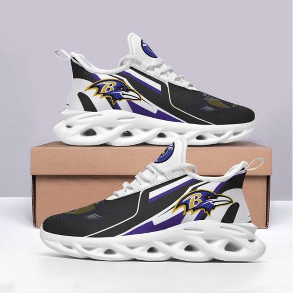 Ideafootwear Baltimore Ravens Max Soul Shoes Sneakers For Men And Women 39