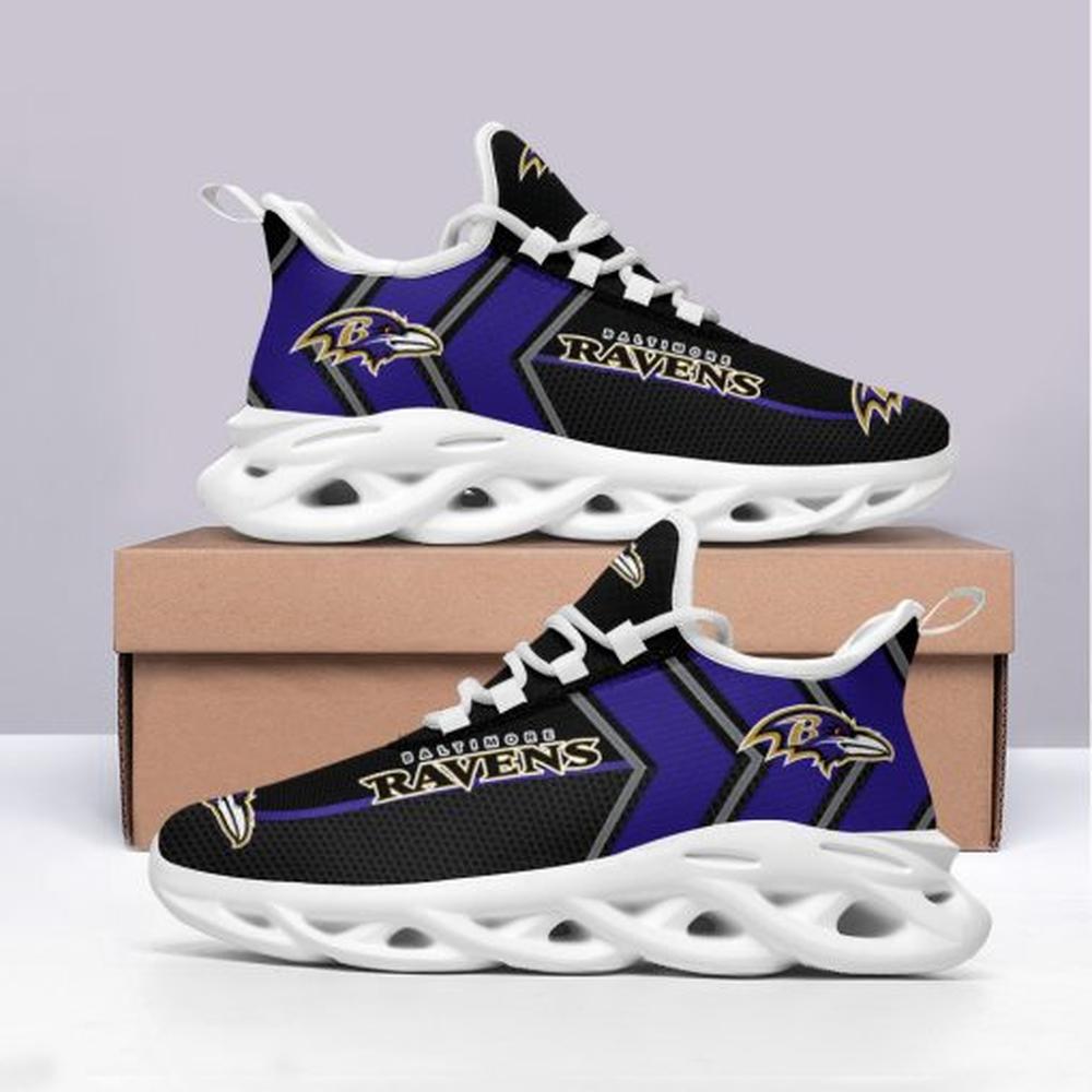 Ideafootwear Baltimore Ravens Max Soul Shoes Sneakers For Men And Women 43