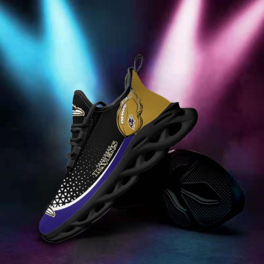 Ideafootwear Baltimore Ravens Max Soul Shoes Sneakers For Men And Women 11